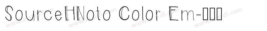 SourceHNoto Color Em字体转换